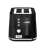 Tefal Loft тостер с 2 слота, черен, преден изглед