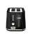 Tefal Loft toster 2-plastkowy, czarny, widok z przodu