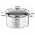 Tefal Duetto On 24 cm stainless steel pot with glass lid