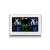 GoGEN ME3257 weather station with color LCD display showing indoor and outdoor temperature, humidity, time, date, and weather forecast
