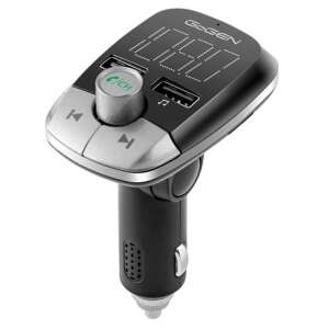 Bluetooth FM vysielač GoGEN CTR 258 BT W, čierny, šikmý pohľad - Transmitery