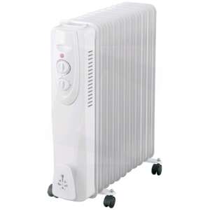 Entac 2500W Oil Radiator with 11 Fins - Entac