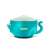 Neno Polpo Octopus Baby Bowl with Lid and Suction Base, Teal