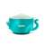 Neno Polpo Octopus Baby Bowl with Lid and Suction Base, Teal