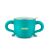 Neno Polpo turquoise baby food bowl with handles and lid