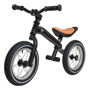 BMW Rastar Laufrad, schwarzer Metallrahmen, verstellbarer Sitz - Fahrrad für Kinder