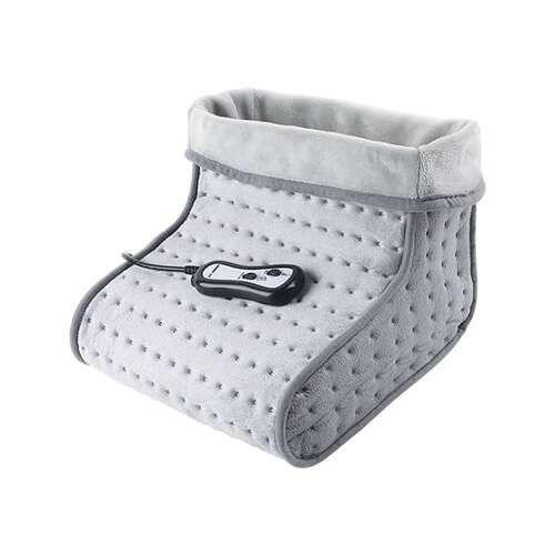 Momert Electric Foot Warmer 1933, gray foot warmer with remote control