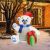 Inflatable polar bear - 120 cm - IP44 - 6 LED - 100 - 240 V 144944343