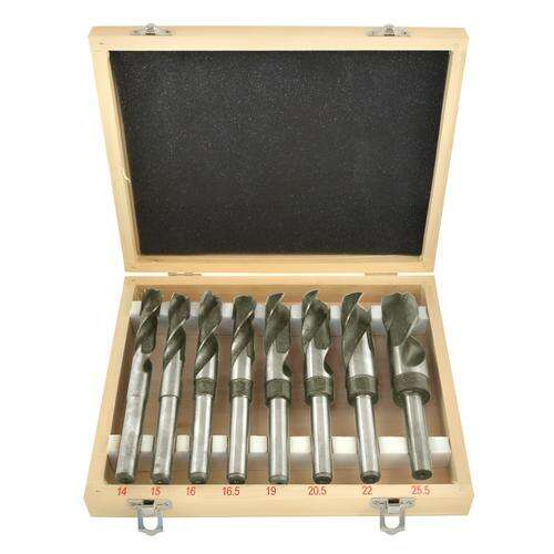 Haina 8 piece HSS drill bit set HA-6740 in wooden case