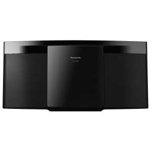 Panasonic SC-HC200 Mikro System Hi-Fi, czarny, widok z przodu - Mini Hi-Fi