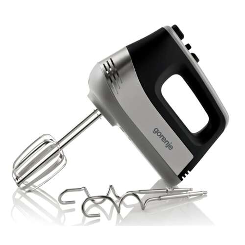 Gorenje M500DCBK Handmixer mit Rührbesen und Knethaken