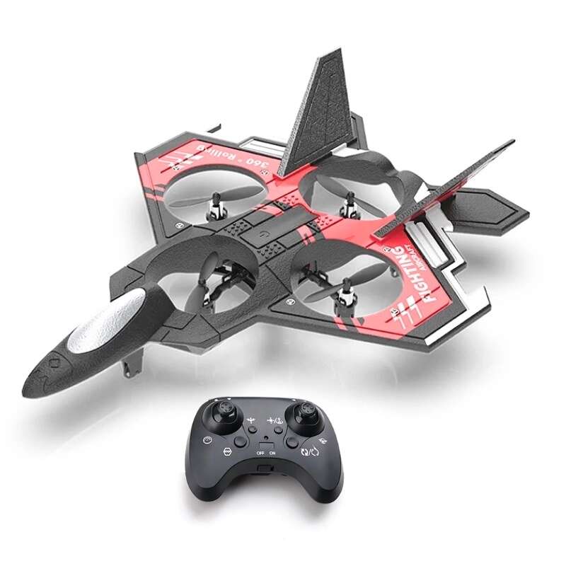 Avion cu telecomanda iUni S98, Combat Aircraft, Acrobatii 360°, Giroscop, Rezistent la impact, Lumini LED