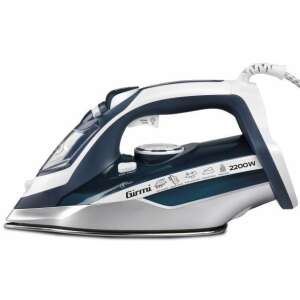 Żelazko parowe Girmi ST60 z płytą ze stali nierdzewnej, 2200W, niebieskie, srebrne, białe - Girmi