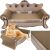 Purlov cat scratching sofa bed with cat, cardboard scratcher