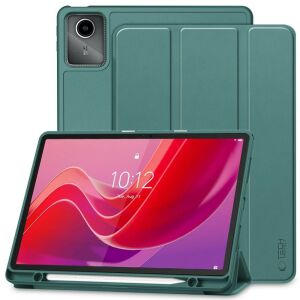 Tech-Protect SmartCase Verde pentru Lenovo Tab M11 cu suport pentru stilou și suport - Tech-Protect Huse tablete