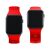 Dwa 3mk Czerwone Paski do Apple Watch 38/40/41mm Widok z przodu