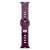 Pasek do zegarka 3mk Silicone Watch Strap dla Apple Watch 42/44/45/49mm - Mulberry, ciemnofioletowy silikonowy pasek do zegarka