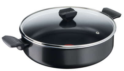 E-shop Panvica, Tefal B5677253, Simply Clean Shallowpan 28 s pokrievkou