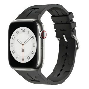Beline Czarny Silikonowy Pasek do Apple Watch 42/44/45/49mm - Pasek do inteligentnego zegarka