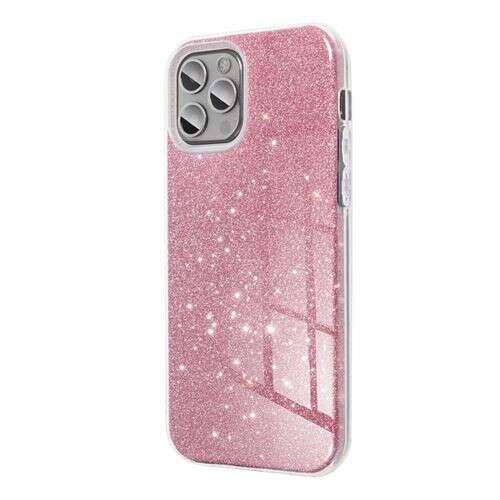 Shining Case für iPhone 16 Pro Max, rosa Glitzer Handyhülle