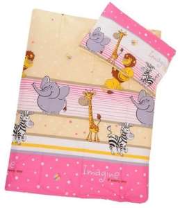 2 részes Babaágynemű - Szafari #rózsaszín 30306365