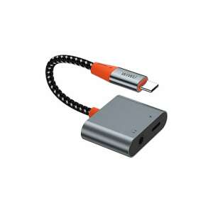 Adaptor audio WiWU LT10 Type-C - Type-C/3.5mm jack 108742795 - Cabluri de date