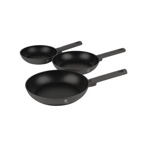 Berlinger Haus Antracit 3 darabos serpenyő szett, tapadásmentes edények - Berlinger Haus Serpenyő