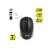 Port Designs wireless mouse with USB-A and USB-C connector, black
