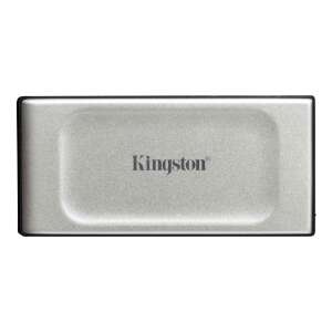 Kingston Technology XS2000 500GB преносим SSD, сребърен, преден изглед - Kingston SSD устройство