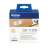 Brother DK-11209 label tape roll, black on white, 800 labels