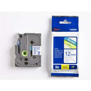 Brother TZe-233 label tape, blue on white, laminated, 12mm, 8m - Brother