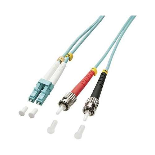 Kabel światłowodowy patch Lindy, złącze LC do ST, długość 2 metrów