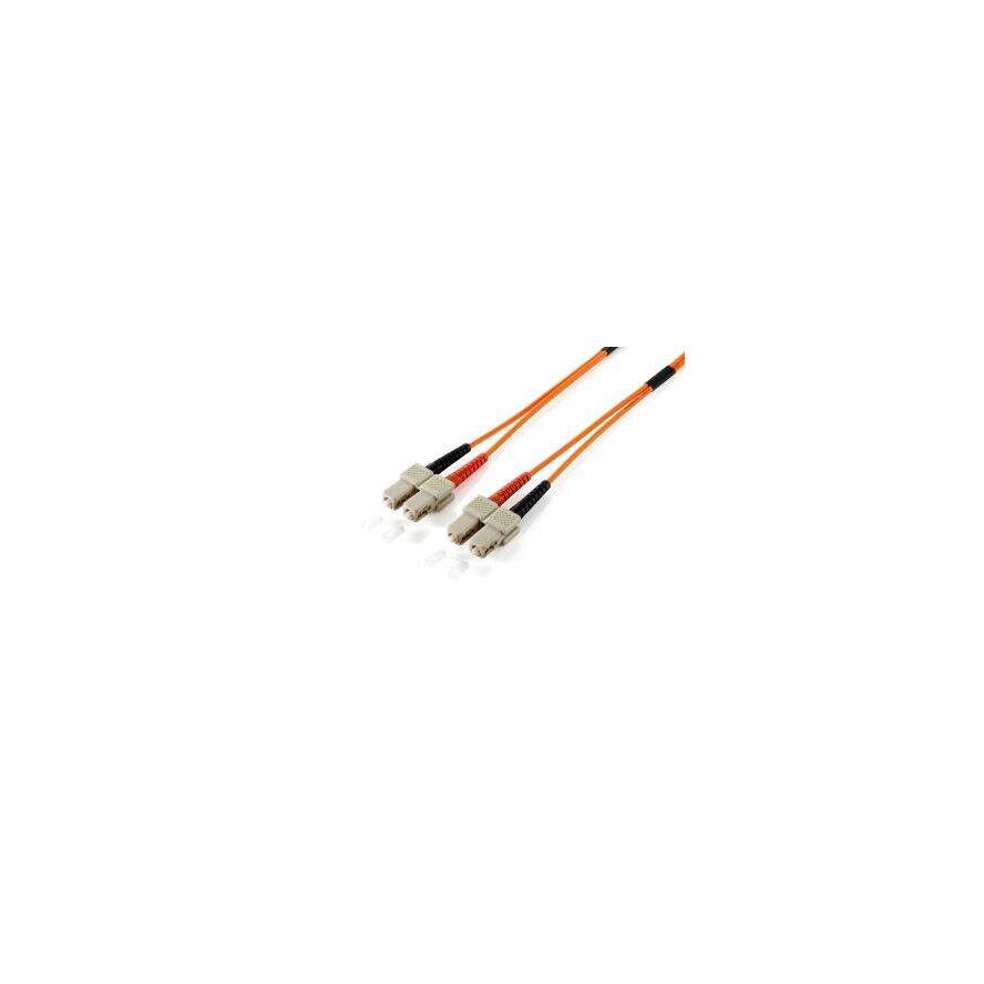 Equip Patchkabel SC->SC 20.00m Singlemode Duplex OS2    gelb Polybeutel