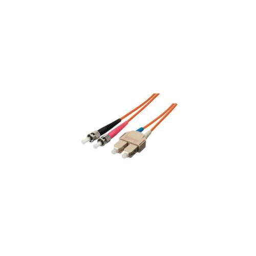 Equip Patchcord światłowodowy ST - SC Singlemode Duplex OS2, 5m,żółty (252335)