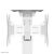 Neomounts DS70-250WH1 weiße Monitorhalterung VESA-Montagedetail