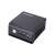 Gigabyte BRIX mini PC z procesorem Intel Pentium Silver, czarny, widok z przodu, pokazujący porty