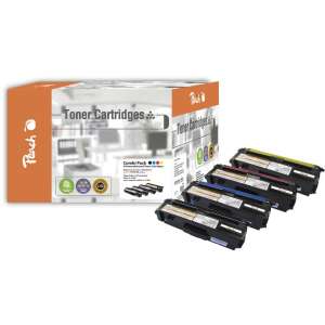 Set de cartușe toner Peach 110956, 4 bucăți, negru, cyan, magenta, galben - Peach