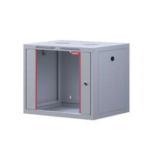 NET FORMRACK 7U Alfaline 19" Fali rack szekrény 555x450mm - Szürke (ALFA-7U450-GR)