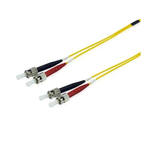 Equip Patchcord światłowodowy ST - ST Singlemode Duplex OS2, 3m, żółty (252233)