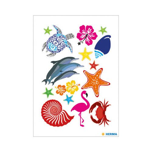 Херма: Временна татуировка с модел на морски животни 123217293