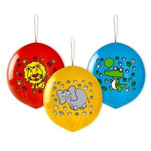 Design Animal: Punch Ball - 3 Stück. 108754699 - Luftballons