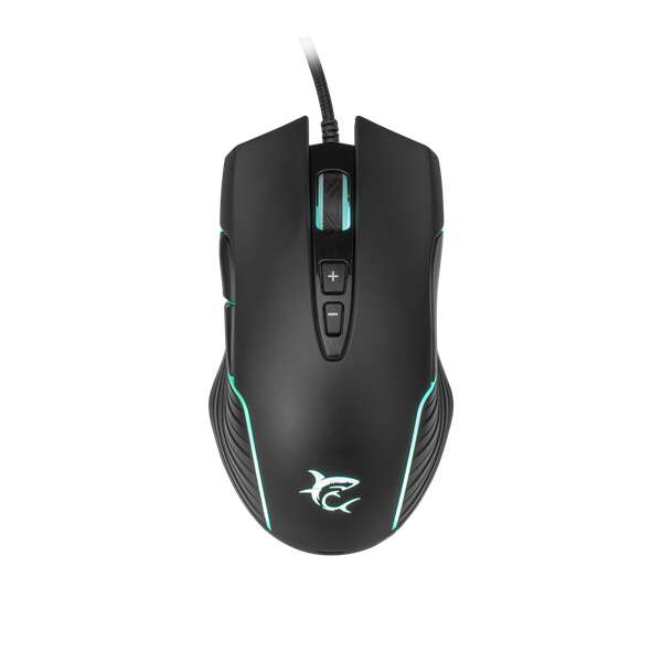 White shark gm-5003 azarah gaming egér, fekete, 6400dpi WS GM-5003