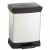 Deco Bin 30L silberner Treteimer aus Metall 108757138