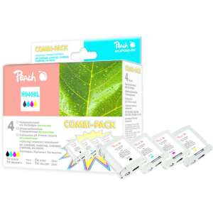 Peach H940XL Combi-Pack 4-es tintapatron készlet HP nyomtatókhoz, fekete, cián, magenta, sárga - Peach