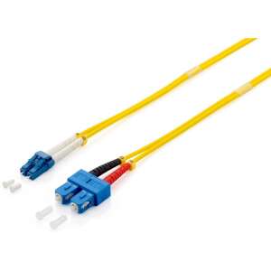 Kabel światłowodowe Equip 254331 1 m LC-SC OS2, żółte - Kabel
