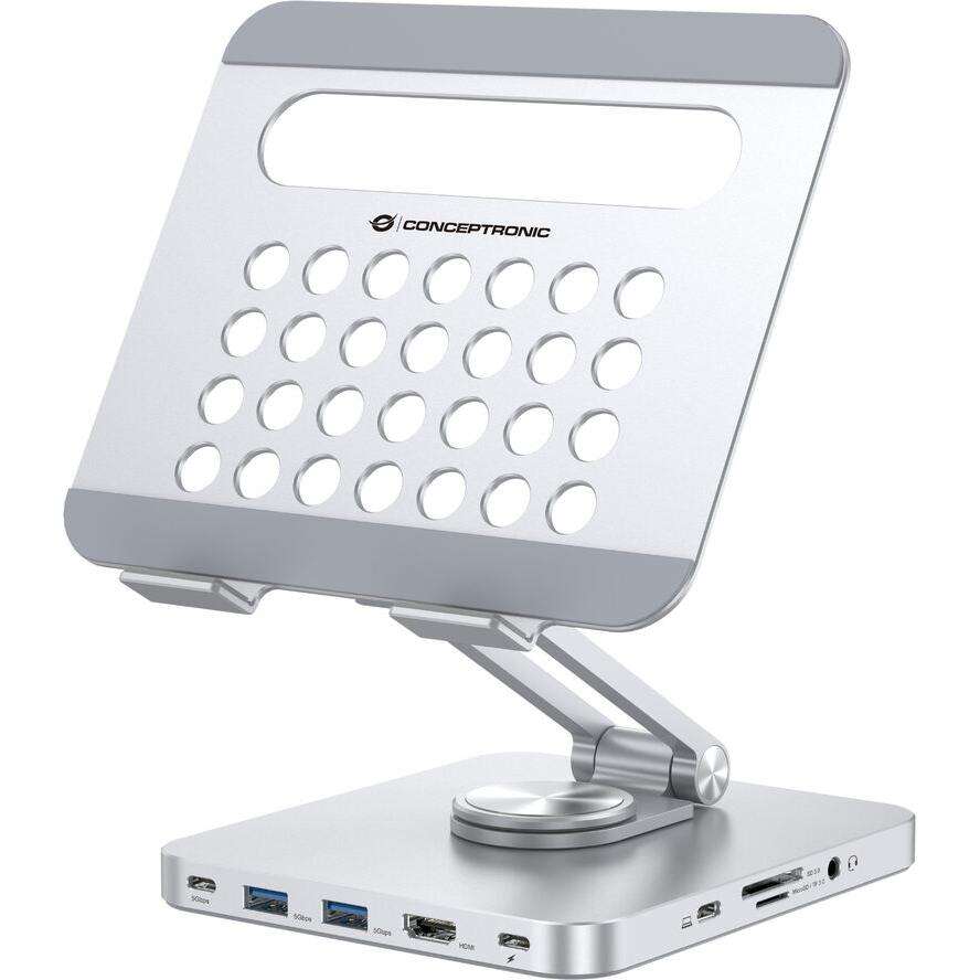 Conceptronic DONN26G multimédia állvány és gurulóállvány Ezüst Tá...