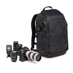 Manfrotto Pro Light Multiloader M Rucksack mit Kamera und Objektiven - Kamerataschen und -etuis