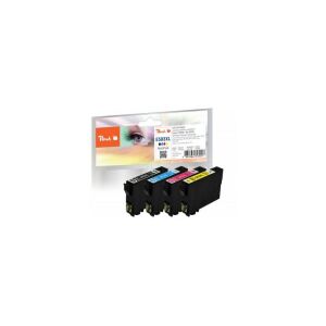 Cartuș de cerneală Peach PI200-994 4 buc Compatibil Capacitate mare (XL) Negru, Cyan, Magenta, Galben (PI200-994) 138489848 - Peach Cartușe imprimante inkjet