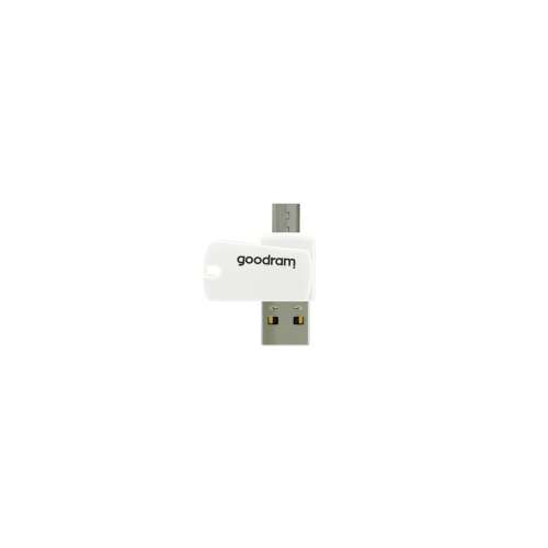 Goodram AO20-MW01R11 kártyaolvasó USB 2.0/Micro-USB Fehér