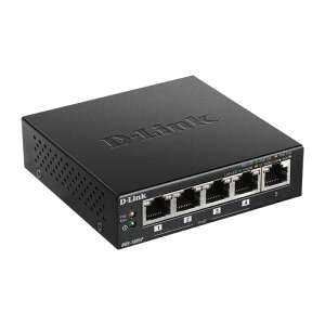 D-Link DGS-1005P/E 5-portowy Gigabitowy Switch Ethernet z 4 portami PoE+ - D-Link